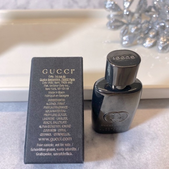 Gucci Guilty Pour Homme Parfum, Amber, Woody, NEW - Mini 0.16 oz. 5 ml. - Picture 4 of 10